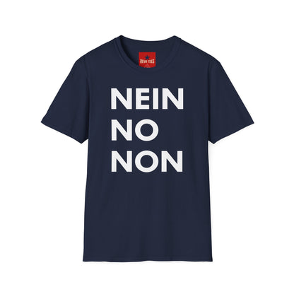 Nein / No Graphic T‑Shirt — Bold Bilingual Statement Tee