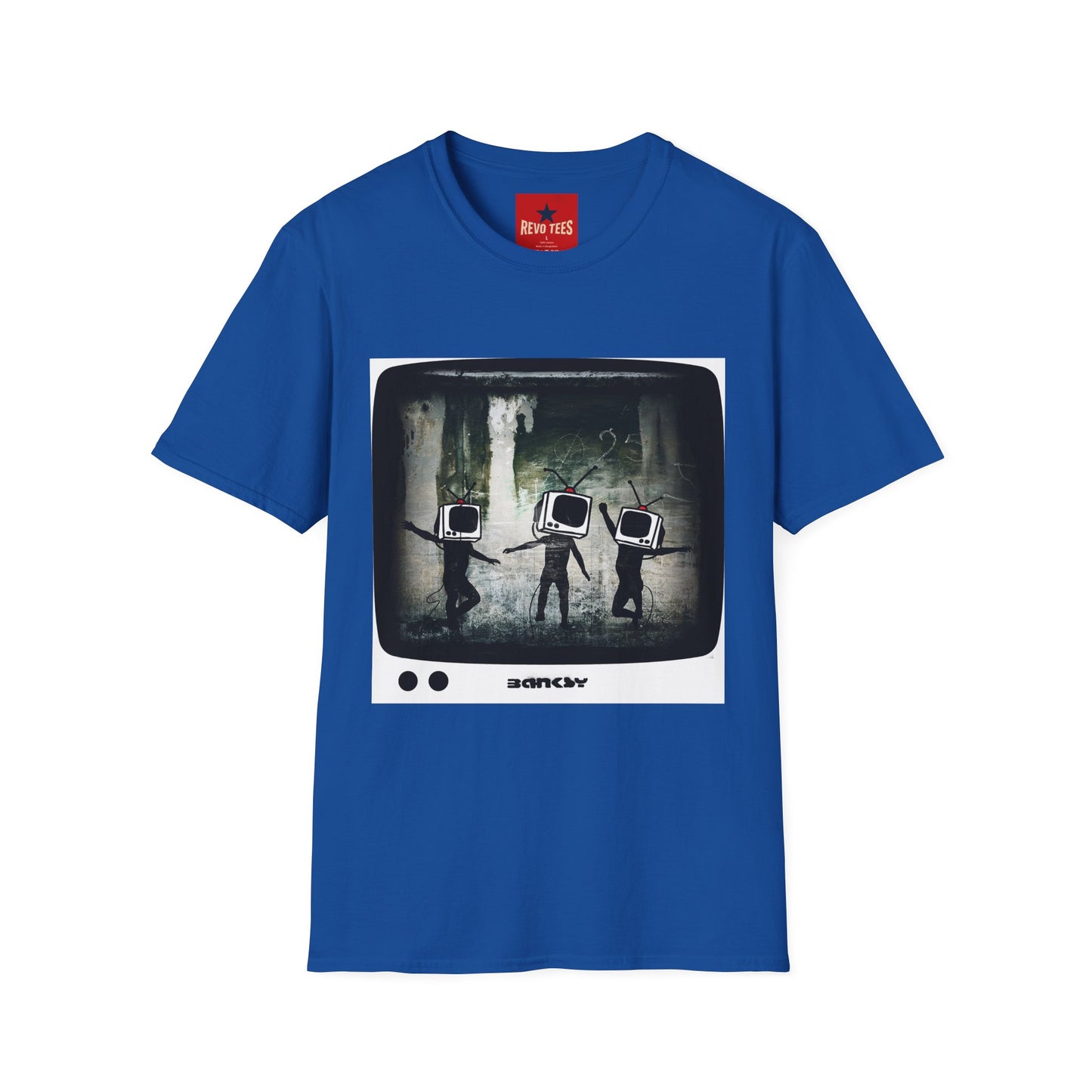 Banksy TV Head Graphic T-Shirt