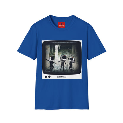 Banksy TV Head Graphic T-Shirt