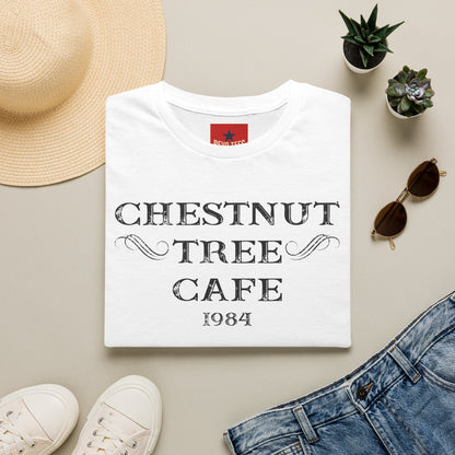Chestnut Tree Cafe 1984 T-Shirt — Vintage Café Logo Tee