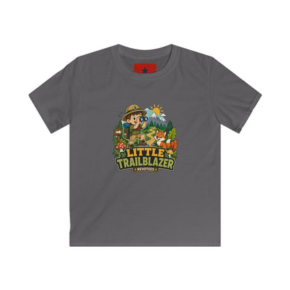 Little Trailblazer Kids Tee – Adventure Camping Graphic Shirt