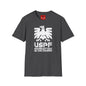 T-Shirt — Bold Distressed Eagle "USPF Manhattan Island Division" Graphic