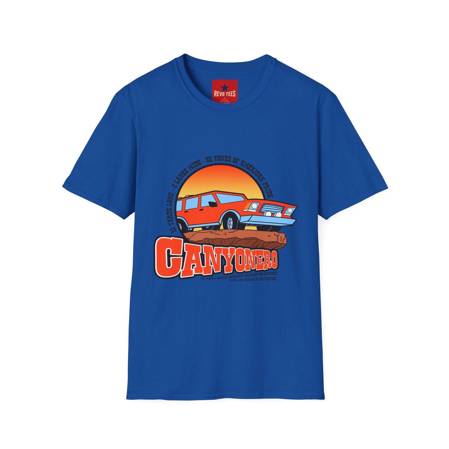 Classic Station Wagon Simpsons Sunset T‑Shirt — “Camping” Vintage Car Graphic