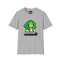 Green Hair Girl T-Shirt — Personalized Name Graphic Tee (e.g., Jennifer)