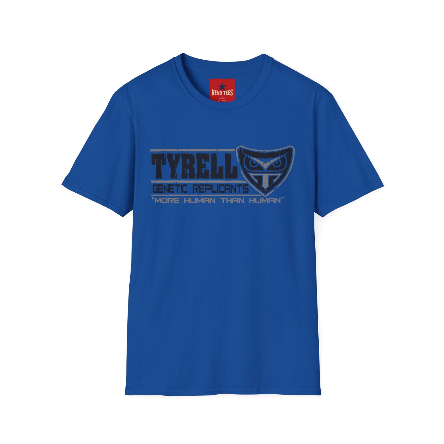 Tyrell Genetic Replicants T-Shirt — "More Human Than Human" Sci‑Fi Tee