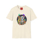 Retro Cartoon Crew T-Shirt — Vintage TV Character Collage