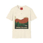 Twin Peaks Mountain T-Shirt — Retro Forest Adventure Tee