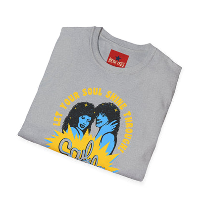 Soul Glo Retro Tee — "Let Your Soul Shine Through" 80s-Inspired Graphic T-Shirt