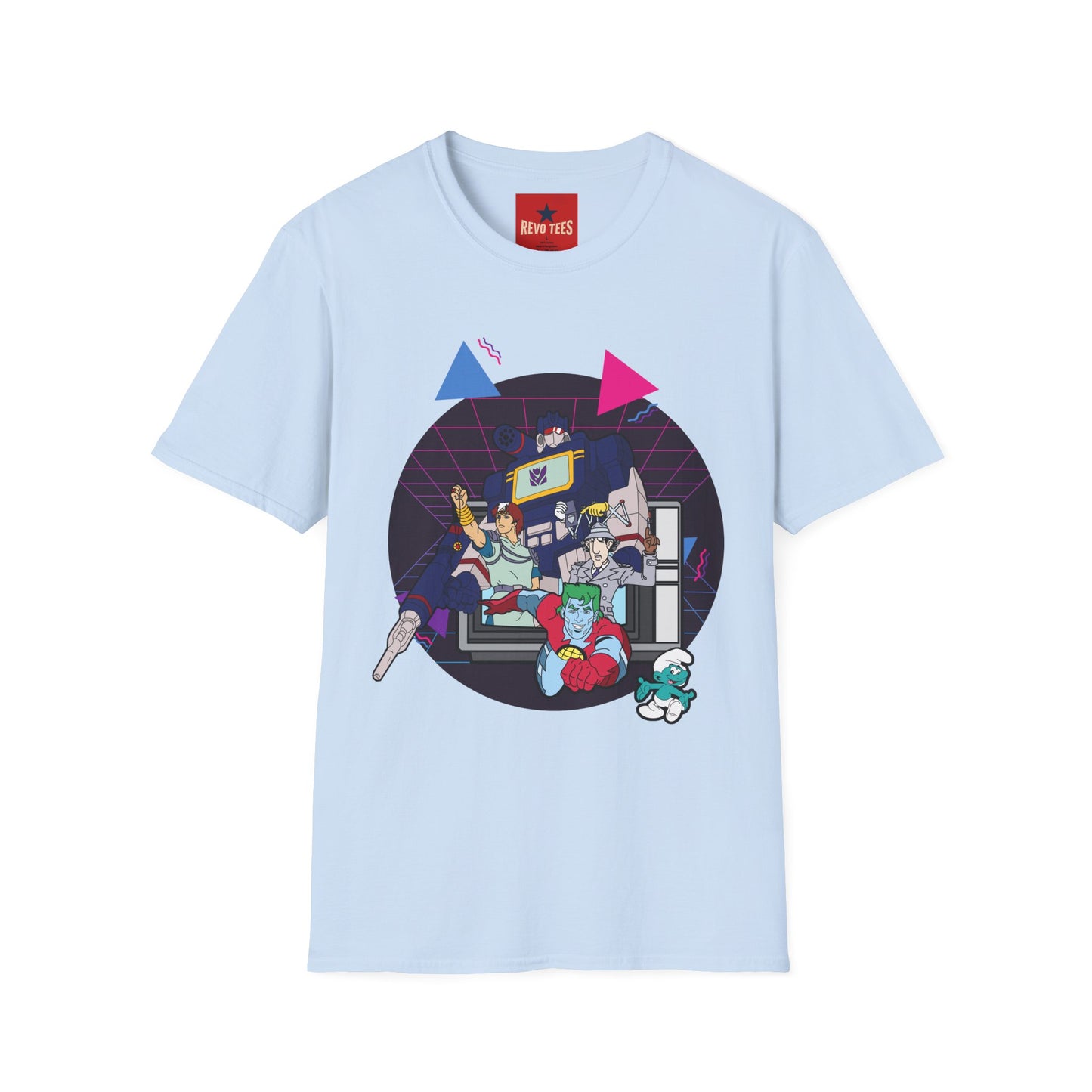 Retro Gaming Arcade T-Shirt — 80s Synthwave Console Crew Tee