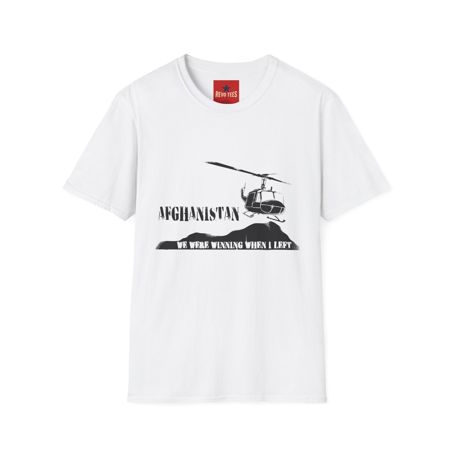 Afghanistan Helicopter T-Shirt — Veteran / Deployment Tribute Tee