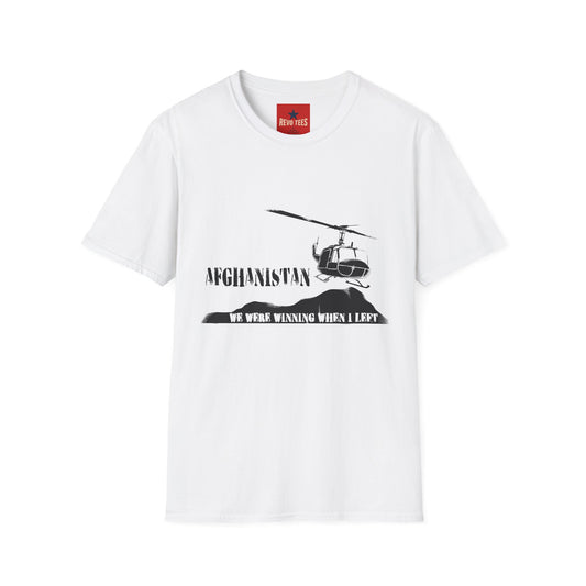 Afghanistan Helicopter T-Shirt — Veteran / Deployment Tribute Tee