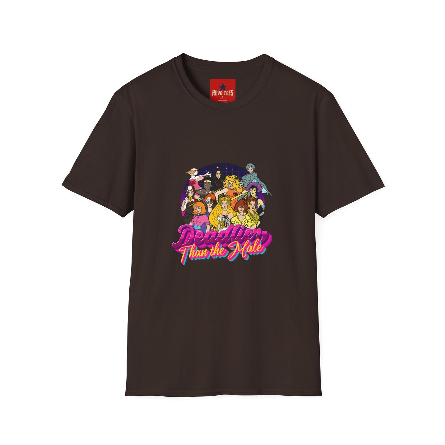 Retro Cartoon Character Group T-Shirt — 'Together We Rule' Vintage Crew Tee