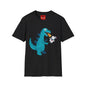Dino vs. Astronaut Graphic T-Shirt — Cute Cartoon Monster Tee