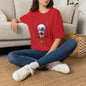 Banky Vintage Bird on Swing T-Shirt — Whimsical Retro Chick Graphic Tee