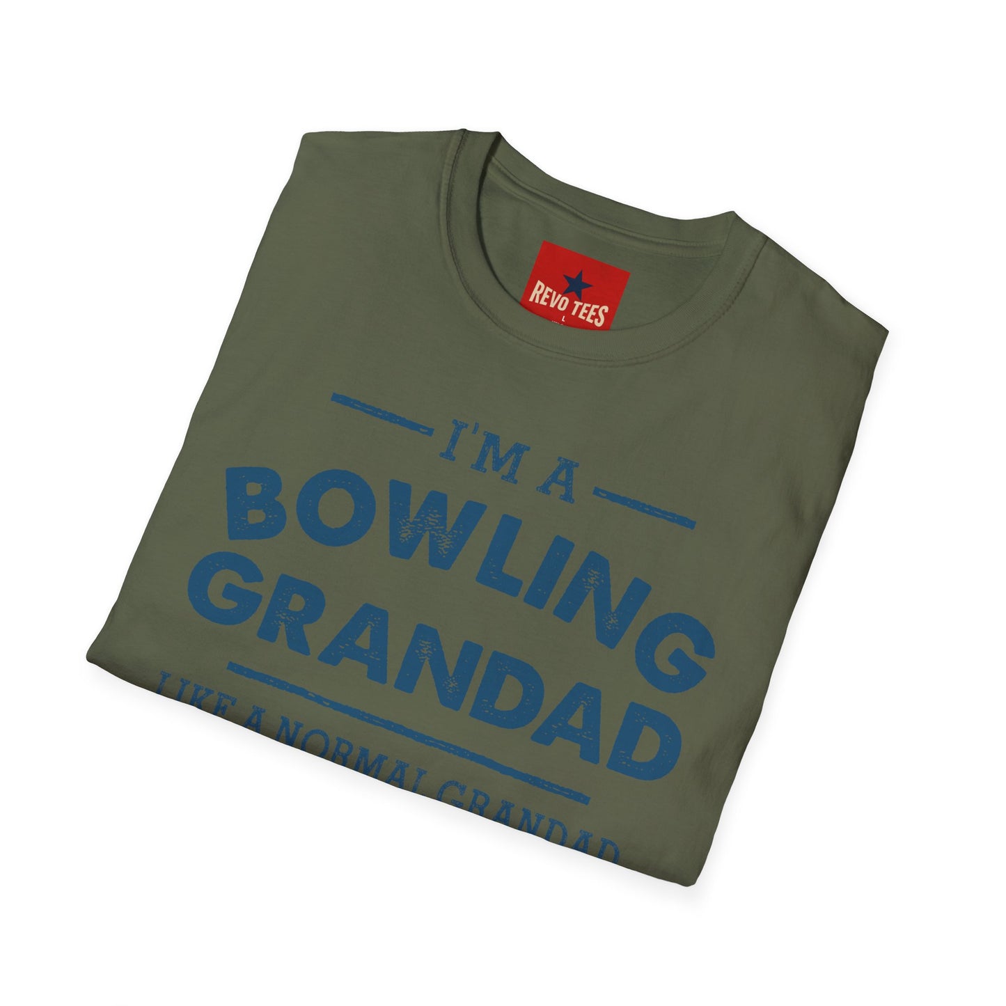 Bowling Grandad T-Shirt — "I'm a Bowling Grandad" Retro Dad Gift