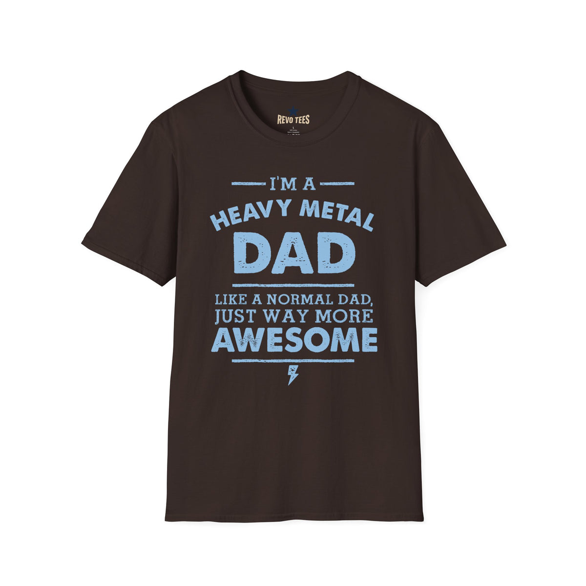 Revotees Heavy Metal Dad I M a Heavy Metal Dad Graphic for Proud Fathers T-Shirt - alternate view 5