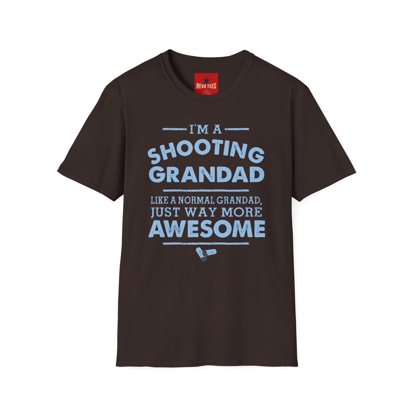 Shooting Grandad T‑Shirt — “I’m a Shooting Grandad” Funny Grandpa Gift