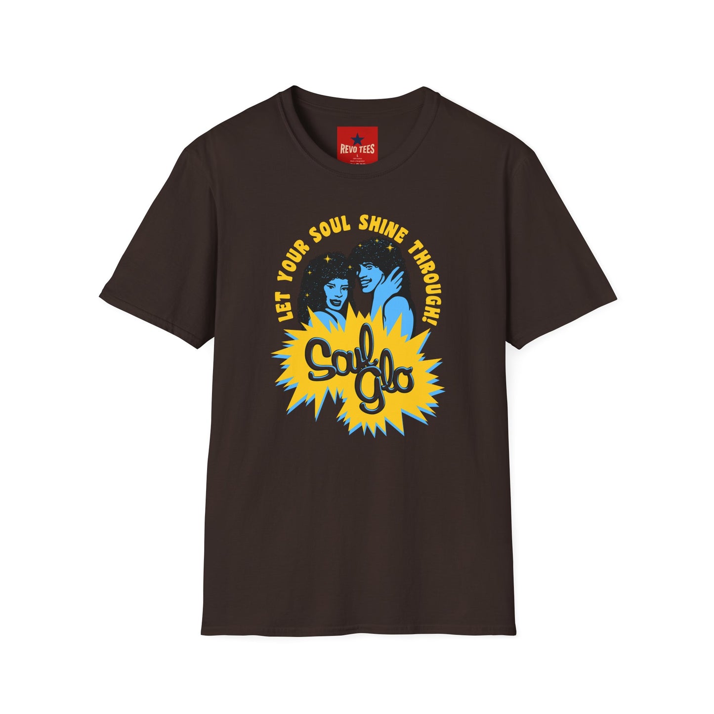 Soul Glo Retro Tee — "Let Your Soul Shine Through" 80s-Inspired Graphic T-Shirt