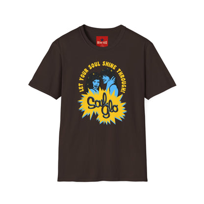 Soul Glo Retro Tee — "Let Your Soul Shine Through" 80s-Inspired Graphic T-Shirt
