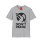 T-Shirt — "Don't Panic" Galactic Thumb Logo Tee