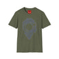 Abstract Circular Tech Graphic T-Shirt