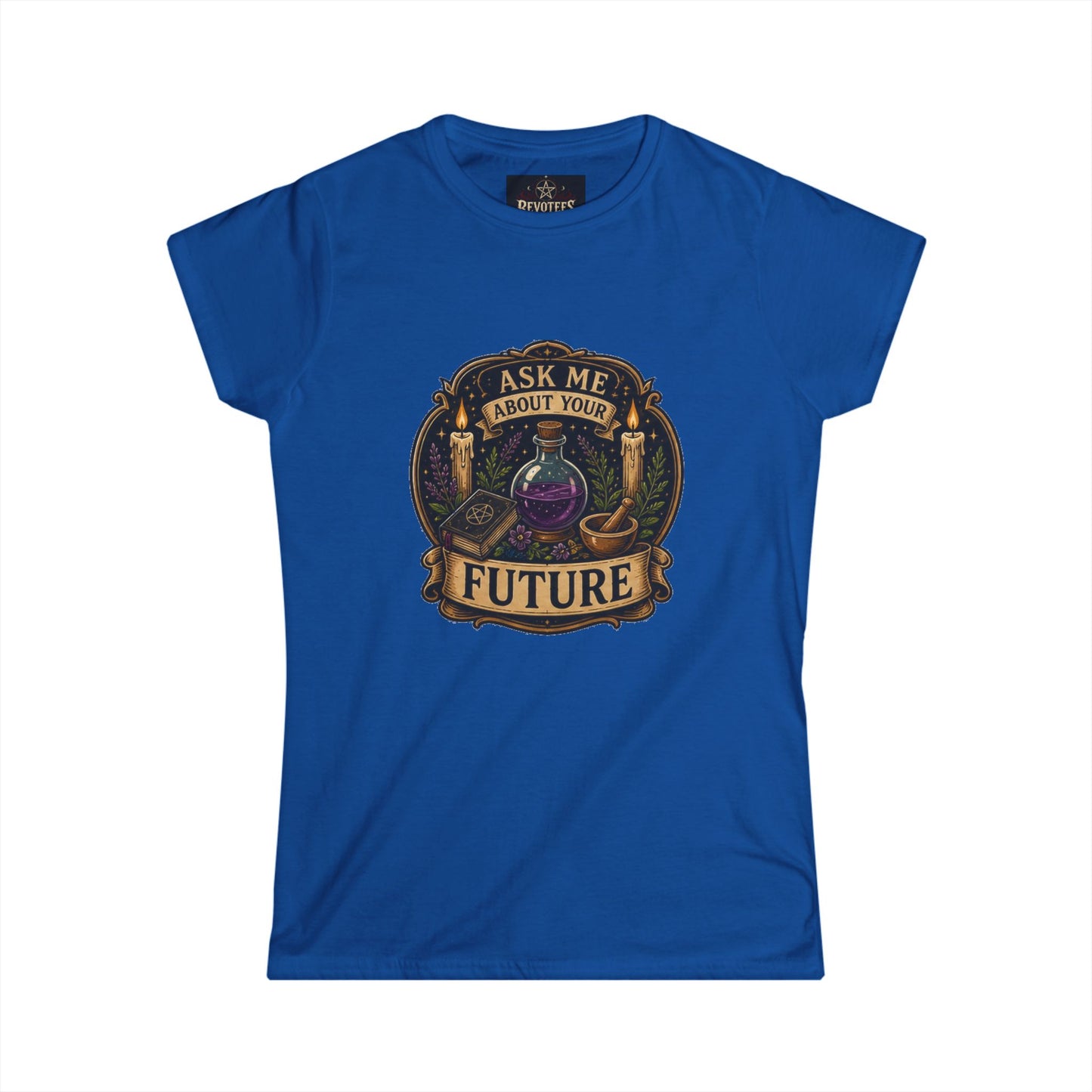 Fortune Teller Tee - "Ask Me About Your Future" Mystic Crystal Ball Women's T-Shirt