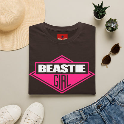 Beastie Girl T-Shirt — Retro Pink Diamond Graphic Tee