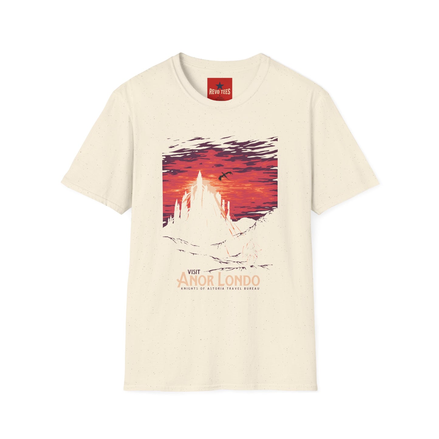 T-Shirt — 'Anor Londo' Sunset Castle Graphic Tee