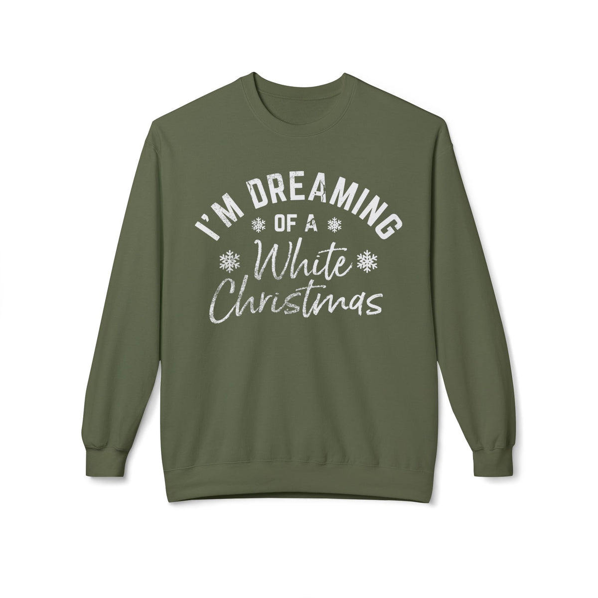 I'm Dreaming of a White Christmas - Lyrics on a Sweatshirt
