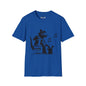 Revotees Music Cat Black Silhouette Singing Rat Graphic T-Shirt - alternate view 7