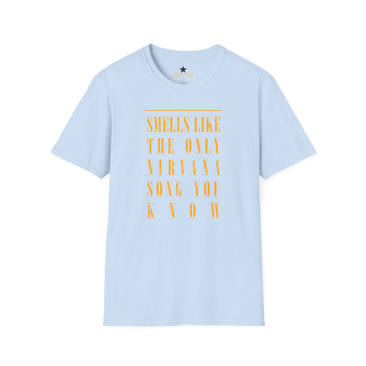Revotees Smells Like Teen Spirit Nirvana Unisex Softstyle T-Shirt - alternate view 9
