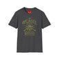 Weasel Hammer Skull Camo T-Shirt — Jack Weasel Armaments & Information Graphic Tee
