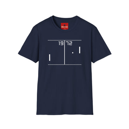 1972 Retro Pong T-Shirt — Vintage Arcade Video Game Tee