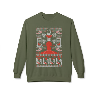 Lethal Knitting - Too Old For This Sh!t Christmas Ugly Sweater