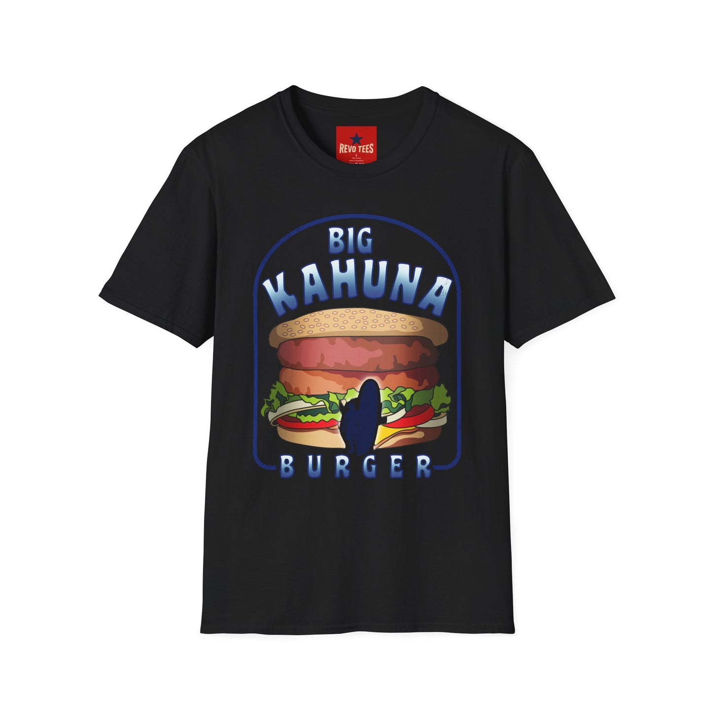 Big Kahuna Burger T-Shirt — Retro Surf-Inspired Burger Graphic Tee