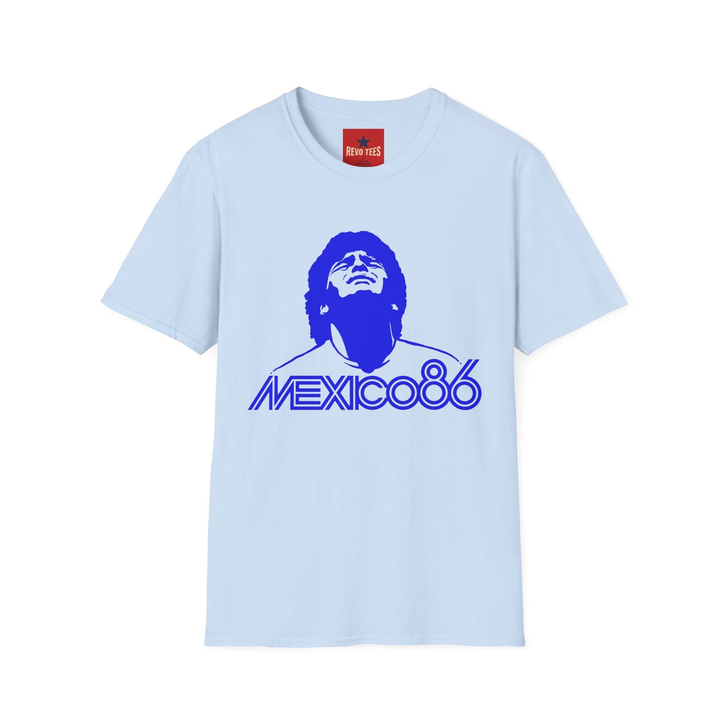 World Cup 2026 - Mexico 86 Soccer Legend T-Shirt — Retro Maradona Style Graphic Tee