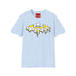 Bayman Logo T-Shirt — Retro Comic Bat Emblem Graphic Tee