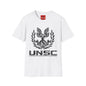 UNSC Emblem T-Shirt — Distressed Sci‑Fi Military Logo Tee