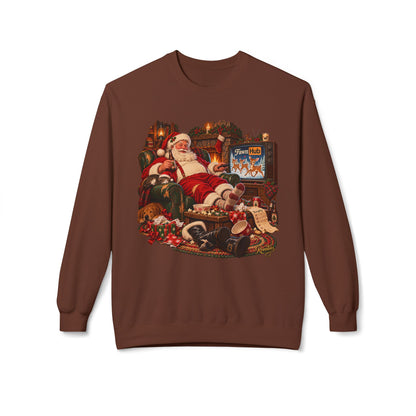 REVOTEES Santa's lil' secret - Vintage Christmas Crewneck Sweatshirt