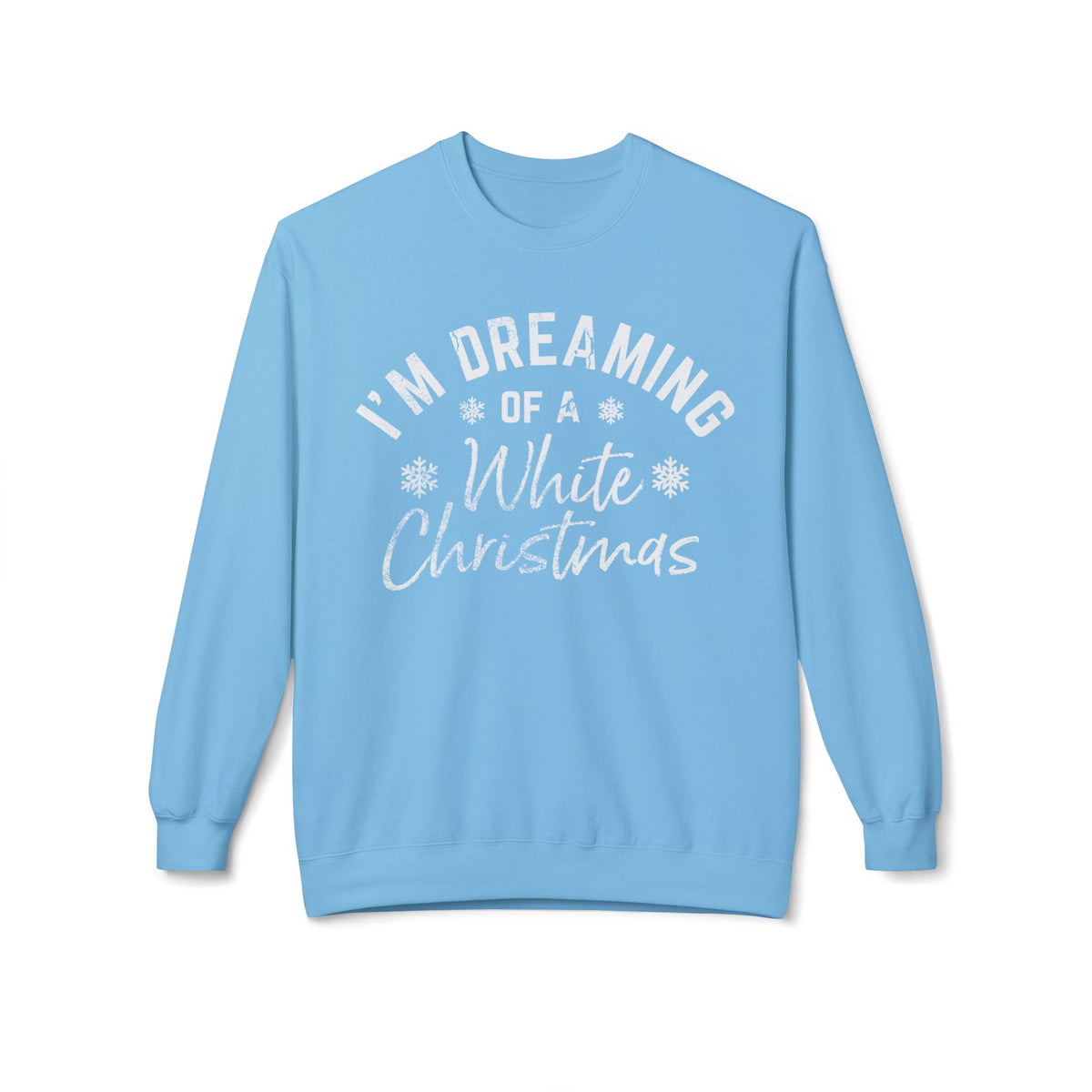 I'm Dreaming of a White Christmas - Lyrics on a Sweatshirt