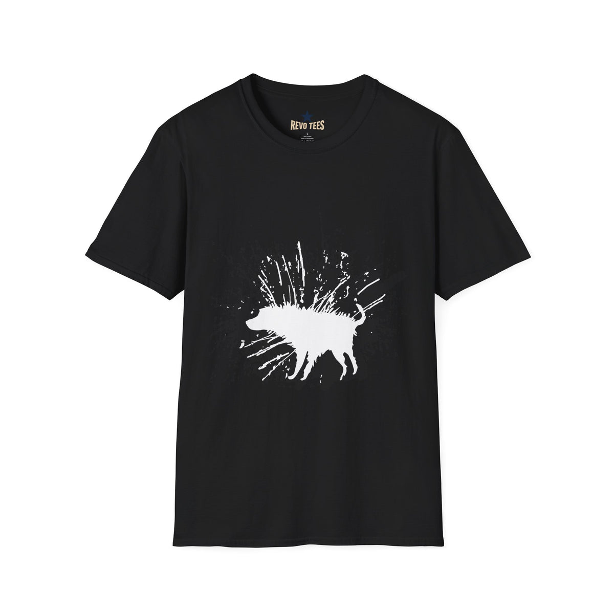 Revotees Banksy Wet Dog Splash Graphic T-Shirt