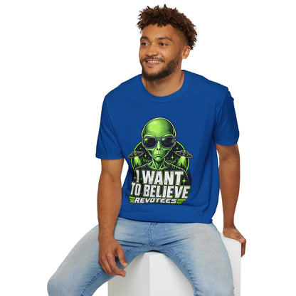 REVOTEES - I Want to Believe Alien T-Shirt