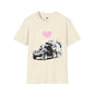 Revotees Banksy Pink Drip Heart with Tank Graffiti T-Shirt - alternate view 3