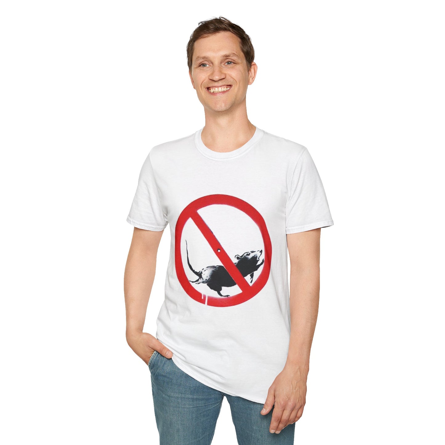 Banksy No Rats T‑Shirt – Anti‑Rodent Graphic Tee