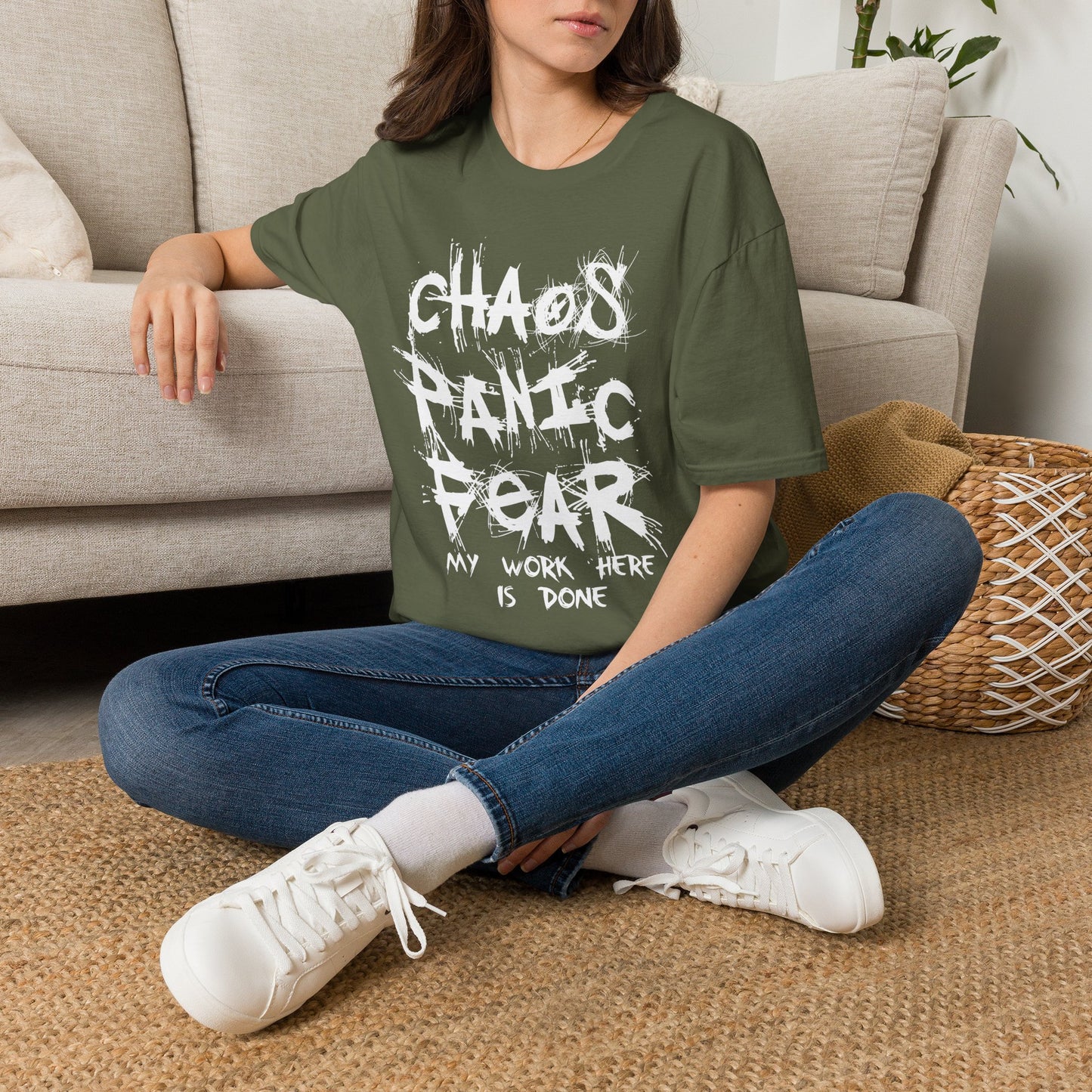 Chaos Panic Fear - Unisex Softstyle T-Shirt