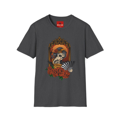 Day of the Dead Sugar Skull Tee — Vintage Floral Calavera T-Shirt