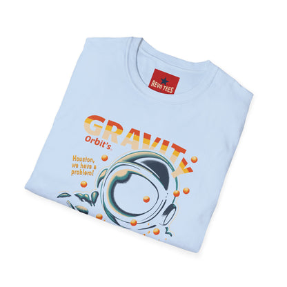 Gravity Orbit Astronaut T-Shirt — Retro Space Graphic Tee