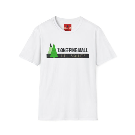 Lone Pine Mall Hill Valley T-Shirt — Retro Roadside Vintage Logo Tee