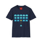 Retro Pixel Space Invaders T-Shirt — Vintage Arcade Gaming Tee