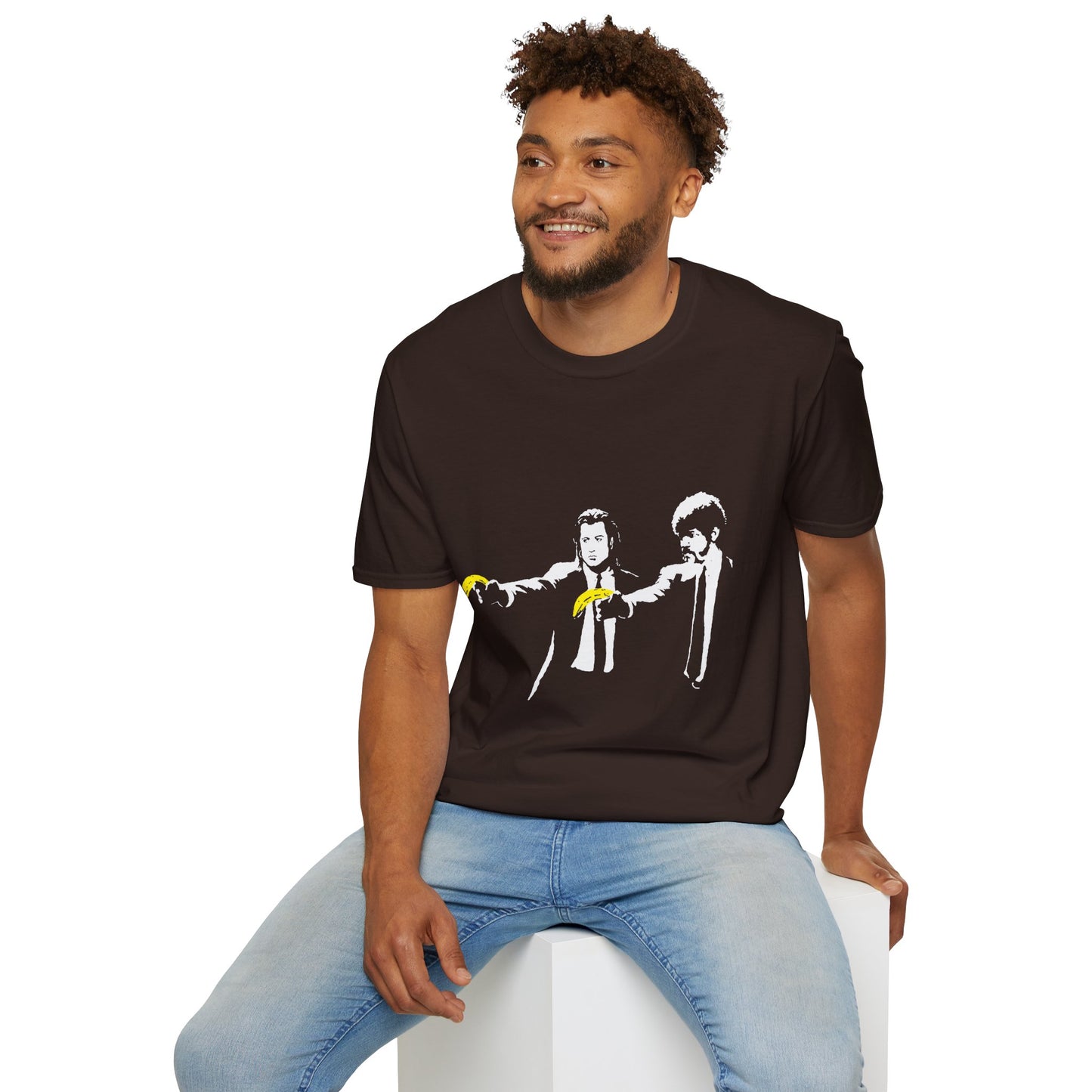 Banksy Pulp Fiction Banana Standoff T-Shirt